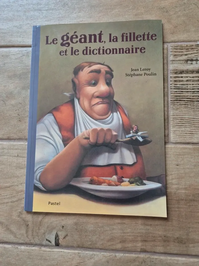 Livre Le géant la fillette et le dictionnaire école des loisirs