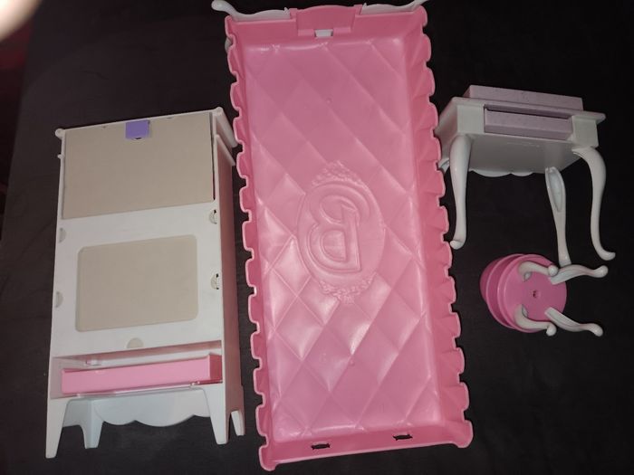 Meuble de chambre barbie vintage 1986 très bon état - photo numéro 4
