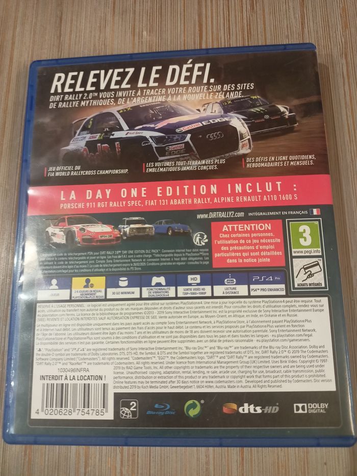 PS4 dirt rally 2.0 - photo numéro 2