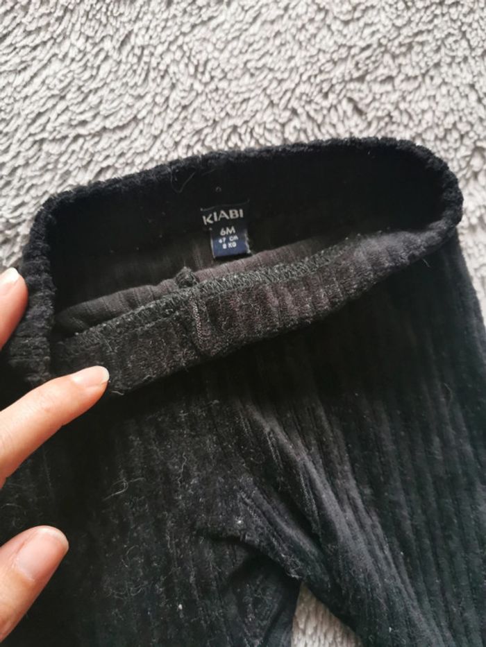 Legging velours Kiabi 6 mois - photo numéro 2