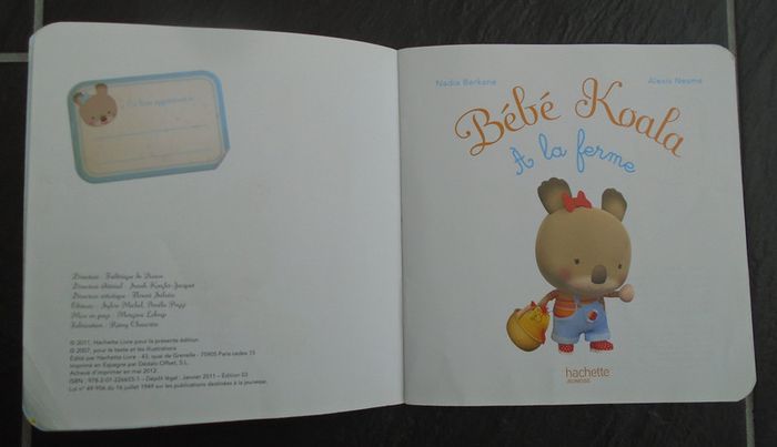 Livre "Bébé Koala : à la ferme" - photo numéro 3