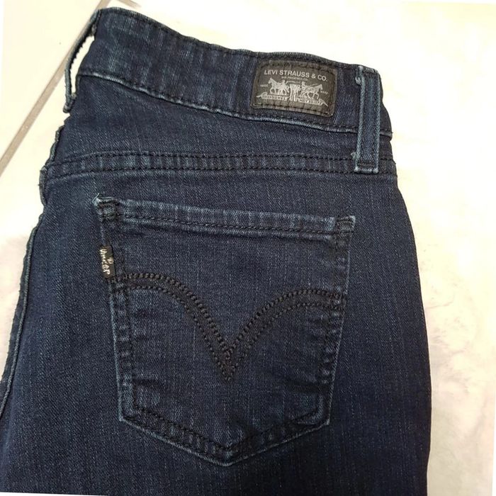 Jean Levi's 535 Legging 9M Bleu Marine - photo numéro 5
