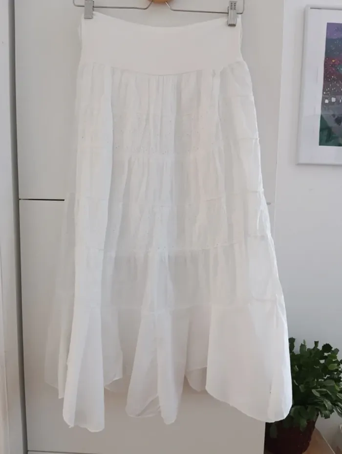 Jupon blanc longueur 3/4 - photo numéro 6