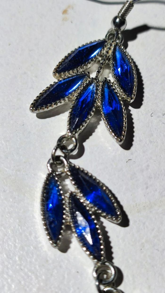 Belles pendantes Bleues - photo numéro 3