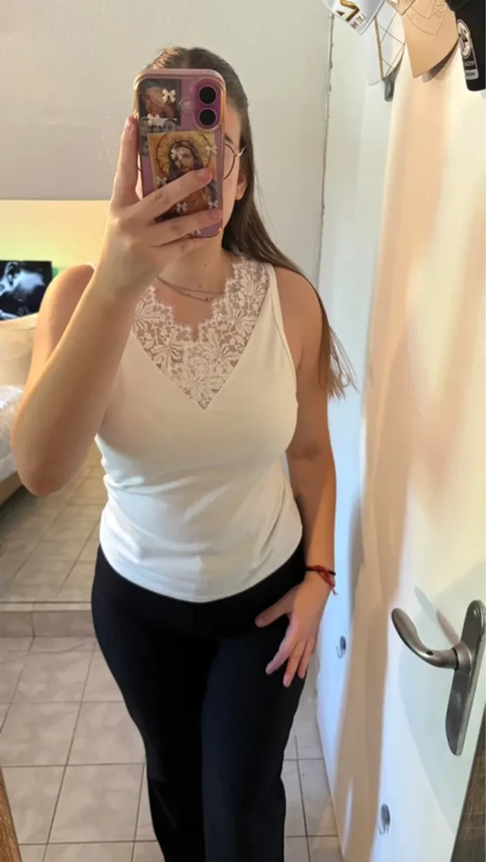 Débardeur dentelle