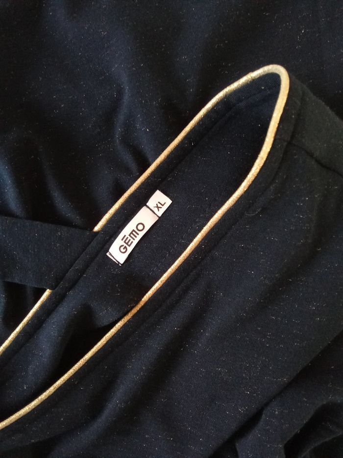 Robe femme bleu marine brillant - photo numéro 4