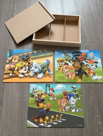 Lot 3 puzzles 24 pièces Pat Patrouille
