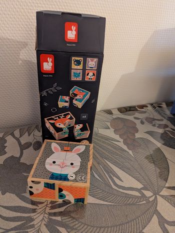 Mes Premiers Cubes Janod - Portraits de la Forêt bois