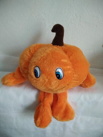 citrouille en peluche