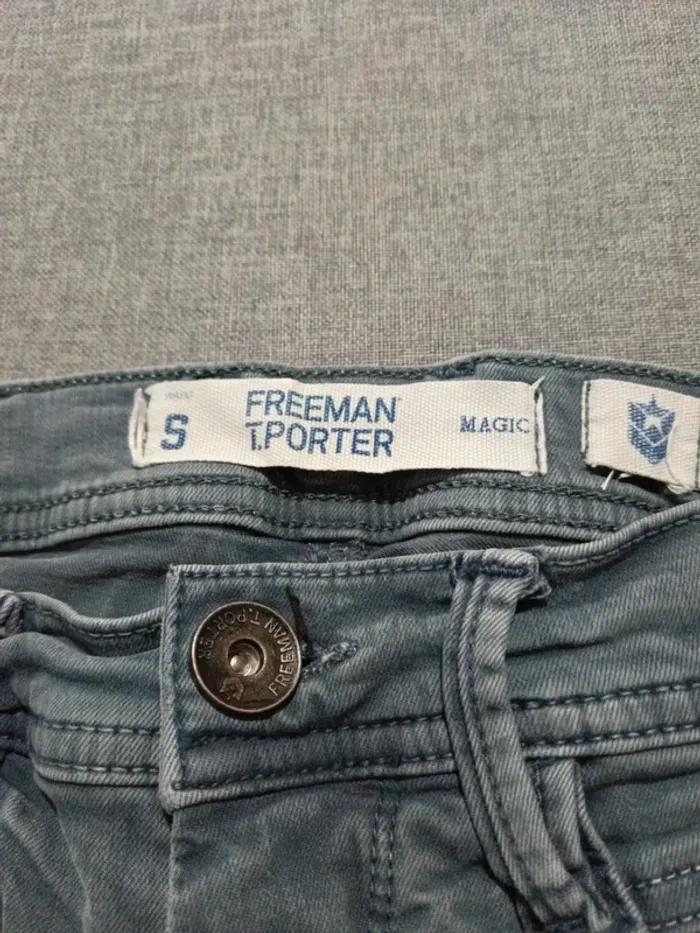 C61 jeans gris Freeman S - photo numéro 3
