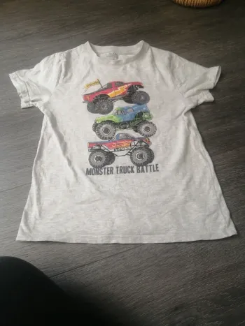Tee shirt manche courte monster truck 10A