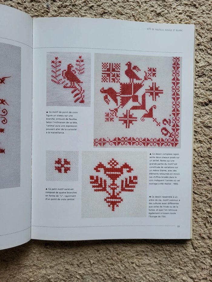 Lot de 2 livres de créations au point de croix DMC - Parfait état - photo numéro 17