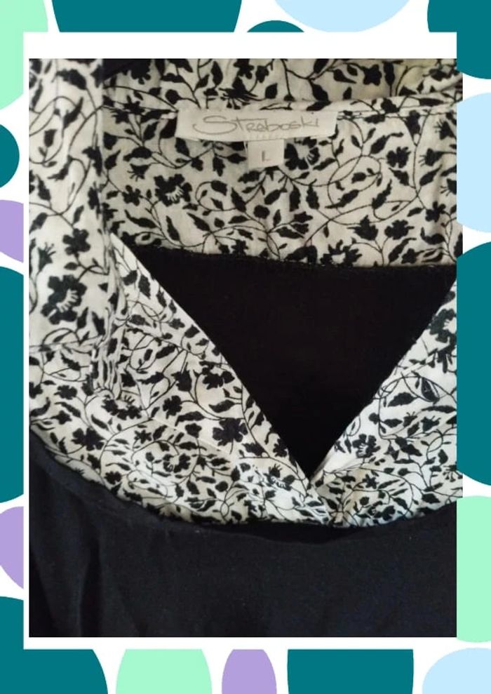 🧥 Blouse noire - manches 3/4 - Taille 40 - Streboski 🧥 - photo numéro 2