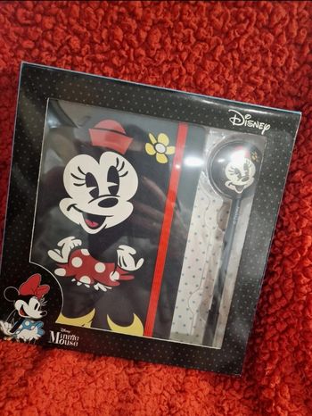 Carnet et stylot minnie rétro disney