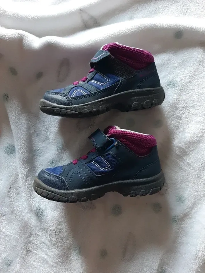 Chaussures de marche - randonnée queshua  décathlon fille 25 - photo numéro 4