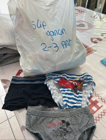 Lot slip garçon