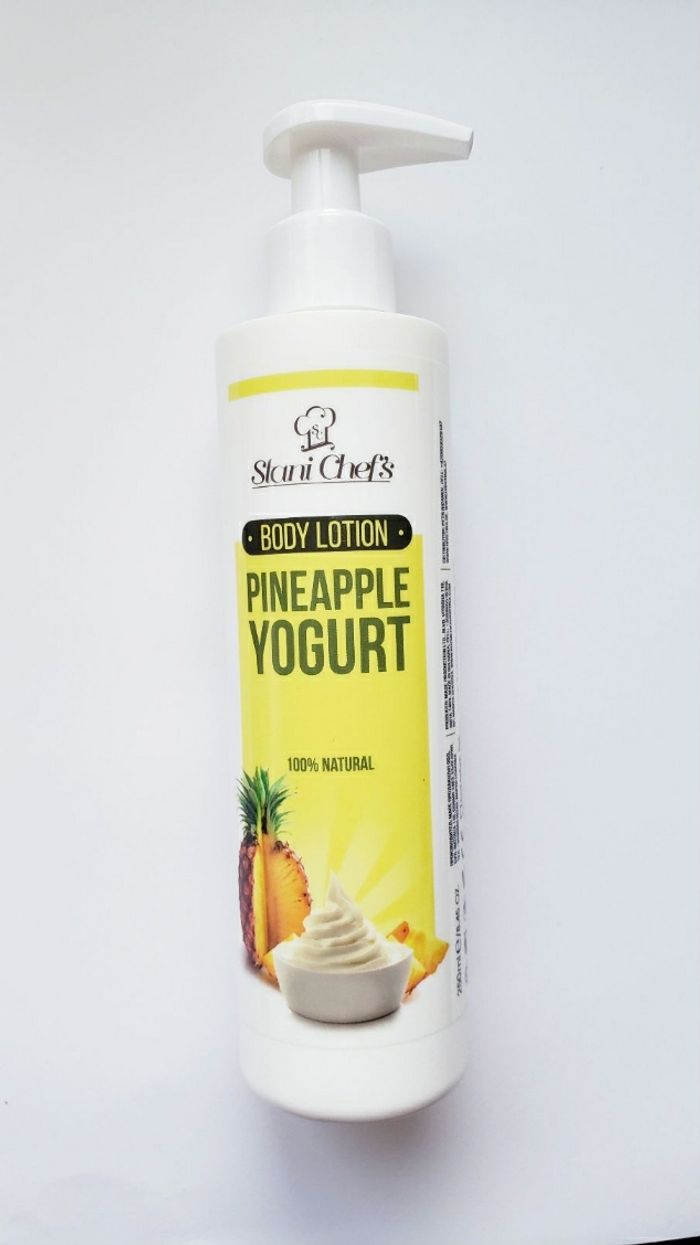 100 % Naturel Lait Corporel - Yaourt à l'ananas - Stani Chef's 250 ml
