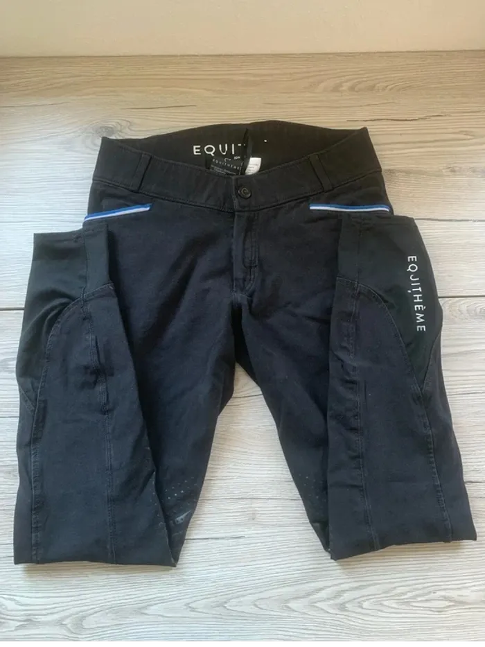 Pantalon d’équitation homme Equithème – Noir – Taille 38 - photo numéro 2
