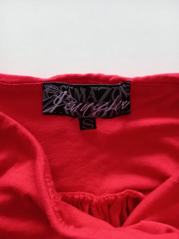 Joli top bandeau rouge vif - photo numéro 5