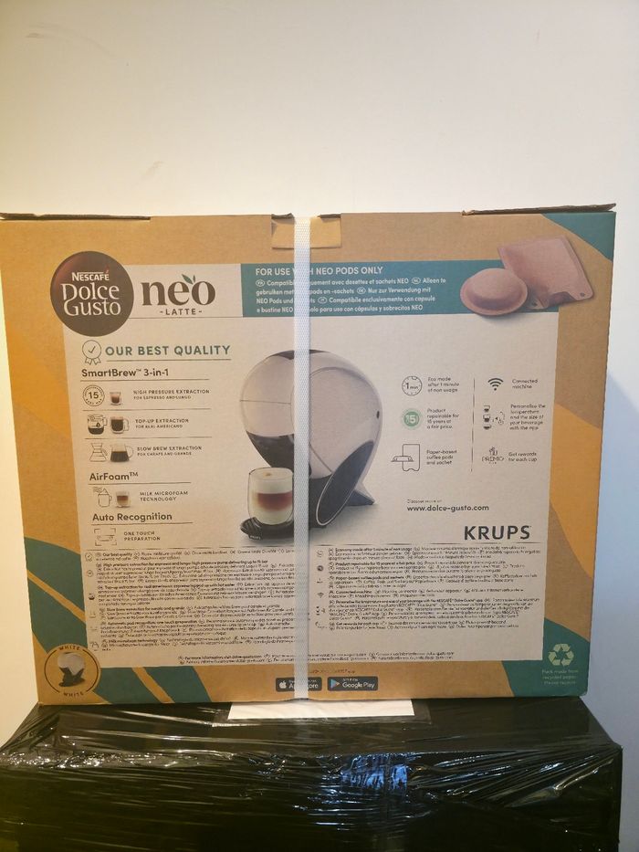Nescafé Dolce Gusto NEO CAFFE - Machine À Café KRUPS pour Dosettes Compostables - Technologie Brevetée SmartBrew 3-En-1 - Cafetière Connectée - photo numéro 2