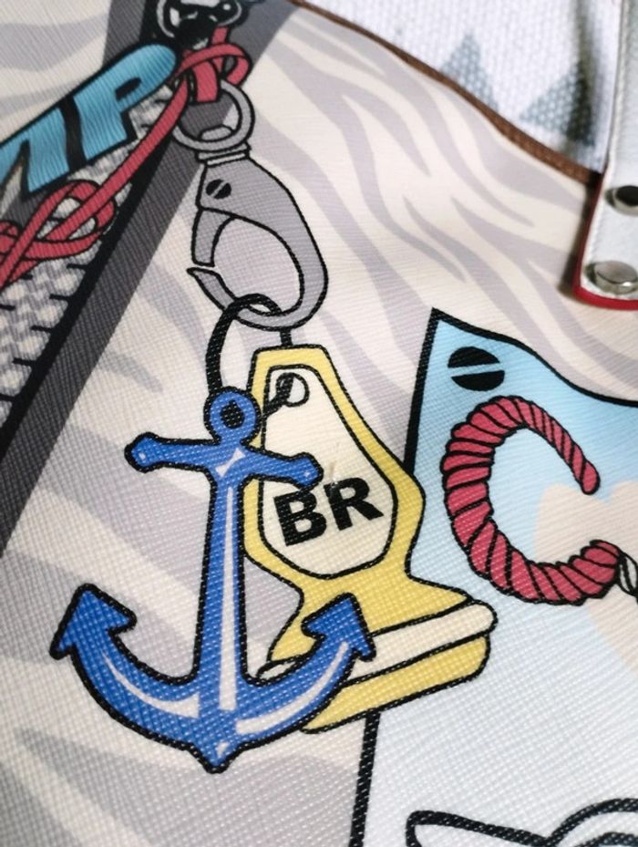 Très grand Cabas 🚢 -  Barbara Rihl -Bon à Très Bon État - photo numéro 8