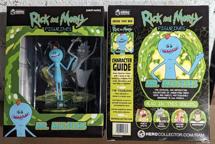 Figurine Rick and Morty de Mr Meeseeks