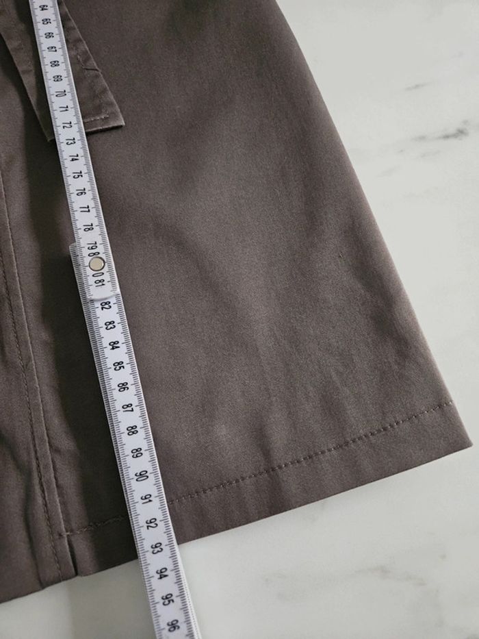 Trench marron taupe taille M - photo numéro 12