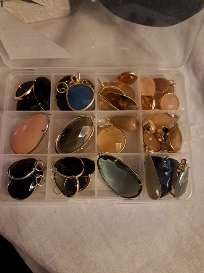 Lot de pendentifs chic multicolore - photo numéro 4