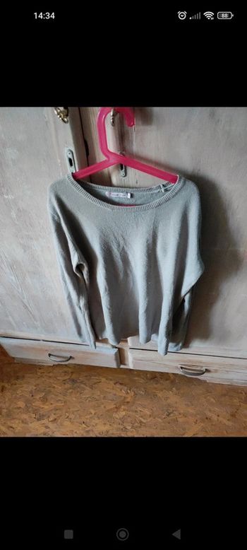 Pull léger gris