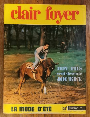 Ancien magazine Clair foyer 1969 N°183 vintage