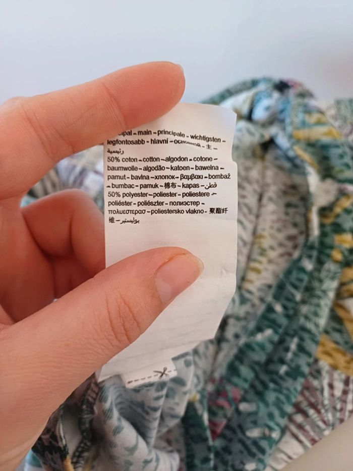 Blouse colorée avec imprimé feuilles Promod taille L 40 - photo numéro 10