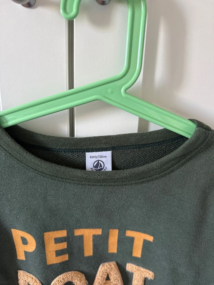 Sweat petit bateau 6 ans - photo numéro 3