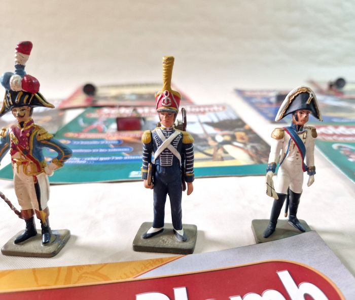 Lot de 17 figurines en plomb  , soldat de plomb de la grande armée de Napoléon - photo numéro 5