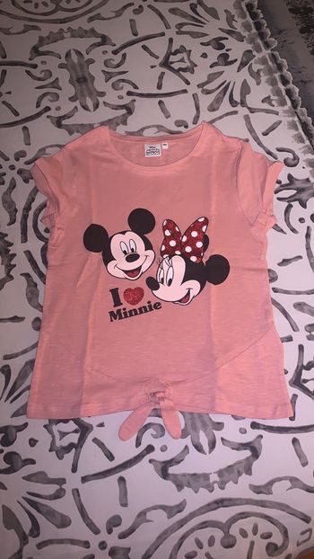 T shirt manches courtes minnie mouse