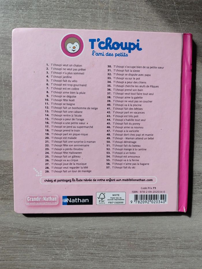 Livre T'choupi à une petite sœur - photo numéro 2