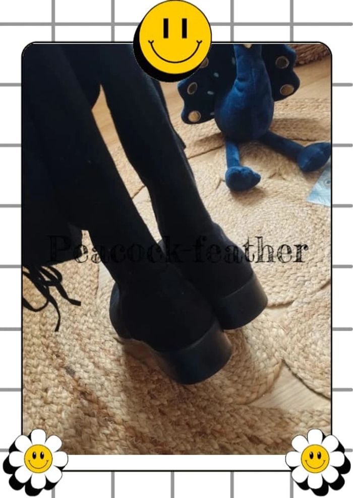 Bottes Cuissardes noires 36 - photo numéro 7