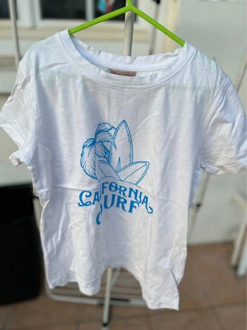 T shirt blanc Super U taille 10 ans