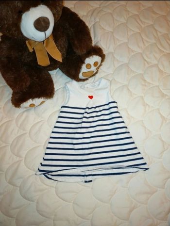 Robe marinière, 12 mois Obaïbi