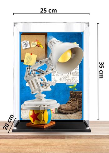 Vitrine  pour Pixar Ludo Jr. Lego 21357