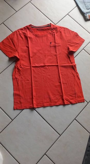 Tee shirt homme orange xxl gentleman farmer manches courtes 