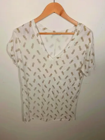C13 t-shirt imprimé blanc R edition S