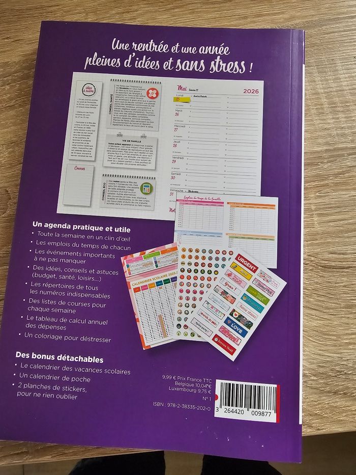 Agenda famillial - photo numéro 2