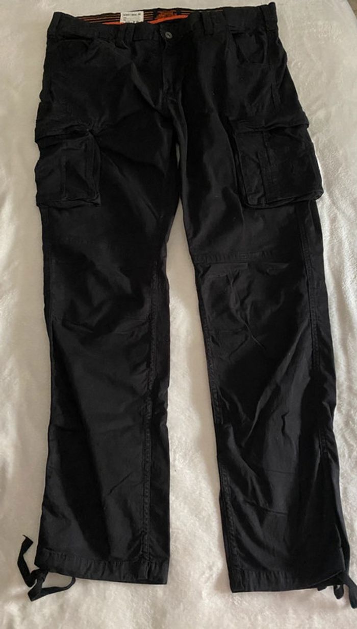 Pantalon Cargo Noir Schott W38 T 48-50 - photo numéro 3