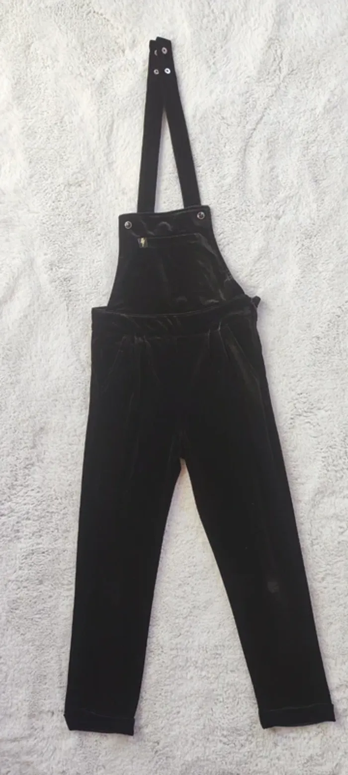 Salopette en velours