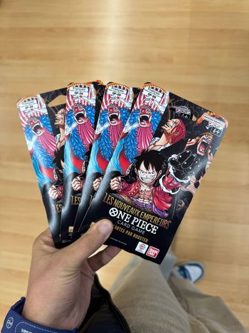 One Piece lot de 4 booster OP-09 FR - Nouveaux empereurs