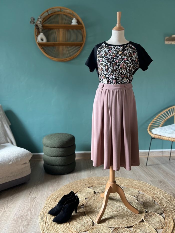 T-shirt Naf Naf Manches Raglan Imprimé Fleuri 🌼