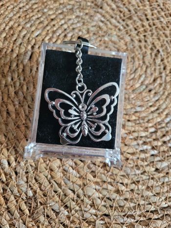 Porte clefs 🔑 papillon acier inoxydable