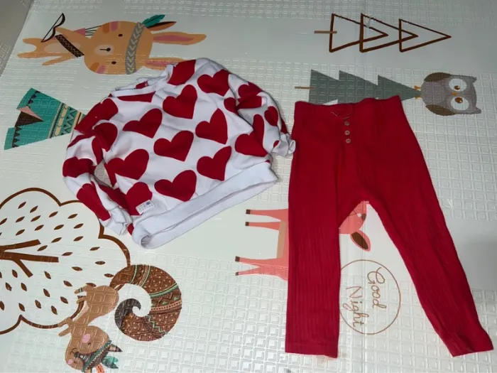 Ensemble Kiabi mixte cœur rouge - photo numéro 8