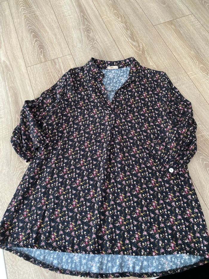Blouse fleuries
