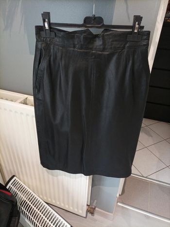 Jupe en cuir